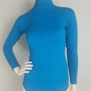Blue vintage bodysuit/leotard